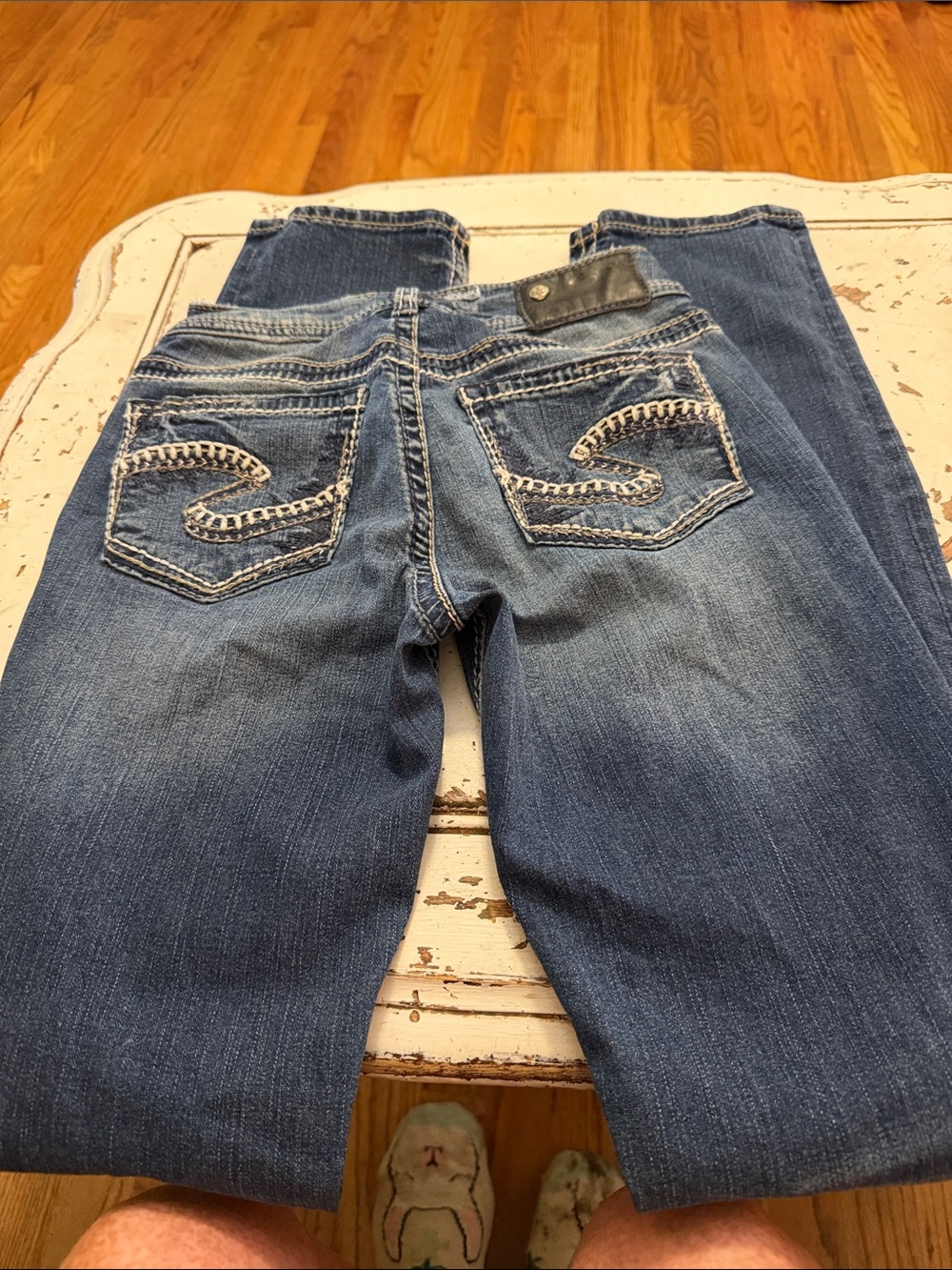 Silver Suki Mid Straight Jeans